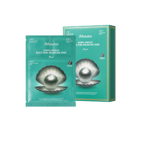 JMsolution Marine Luminous Black Pearl Balancing Mask - 1 Sheet