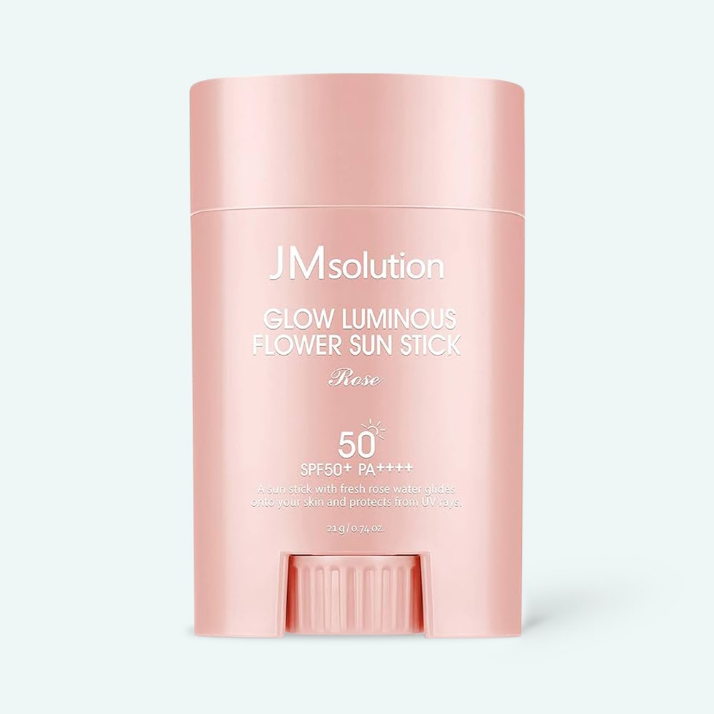 JMsolution Glow Luminous Flower Sun Stick pink SPF50+ PA++++ 21g