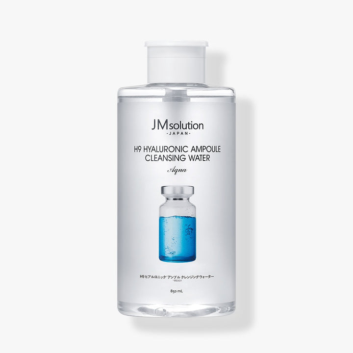 JMsolution Japan H9 Hyaluronic Ampoule Cleansing Water Aqua 850 ml