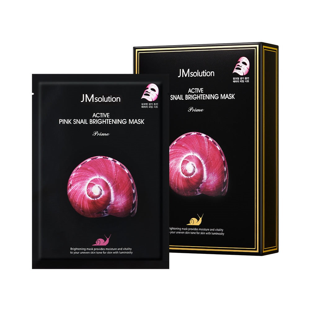 JMsolution Active Pink Snail Brightning Mask Prime (1 Sheet)